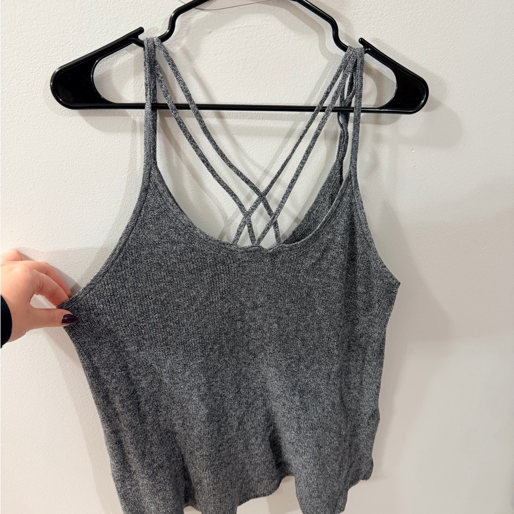 American Eagle Outfitters Charcoal Camisole